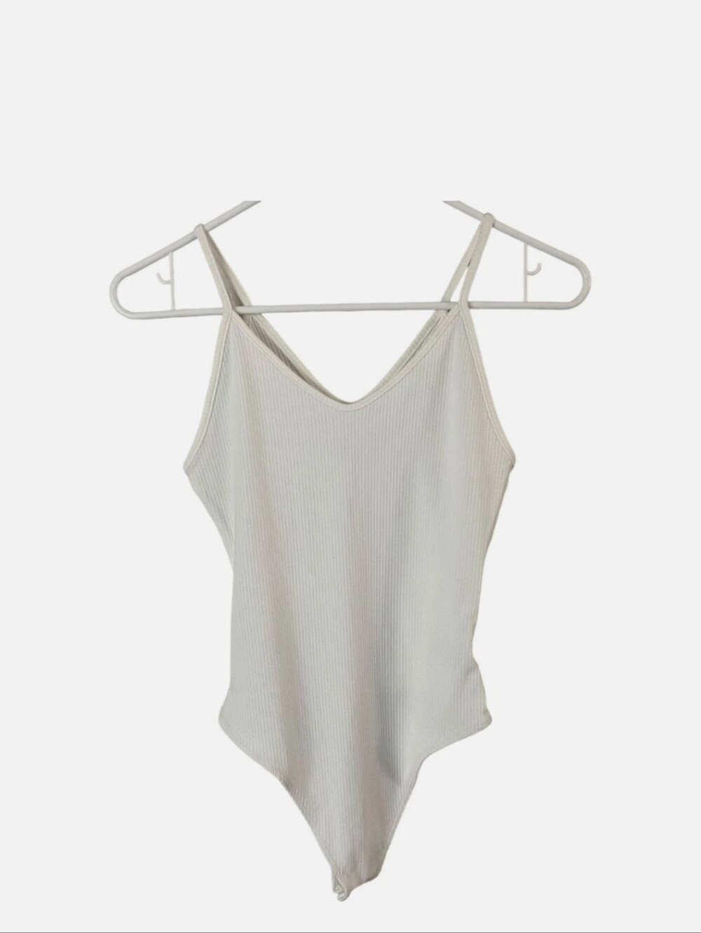 AMERICAN EAGLE Ribbed V Neck Bodysuit - Women's Size Large 🆕